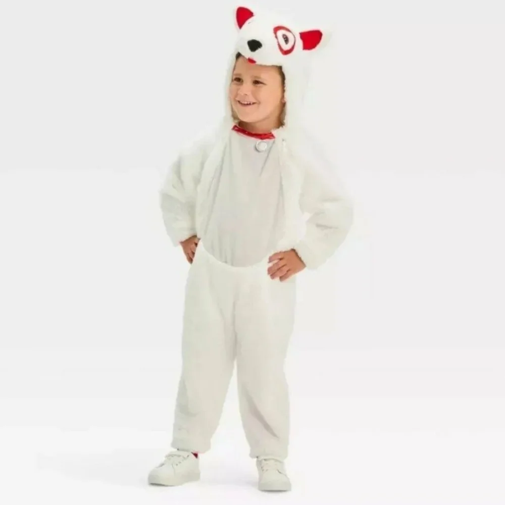 Hyde & EEK!! Target Bullseye Hooded Jumpsuit Mascot Costume 18-24 Months